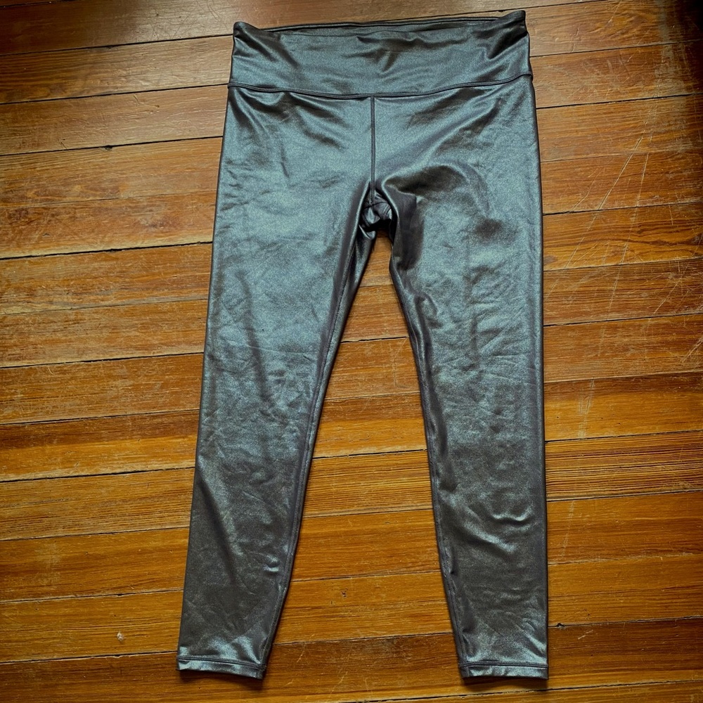 Metallic Athleta Leggings